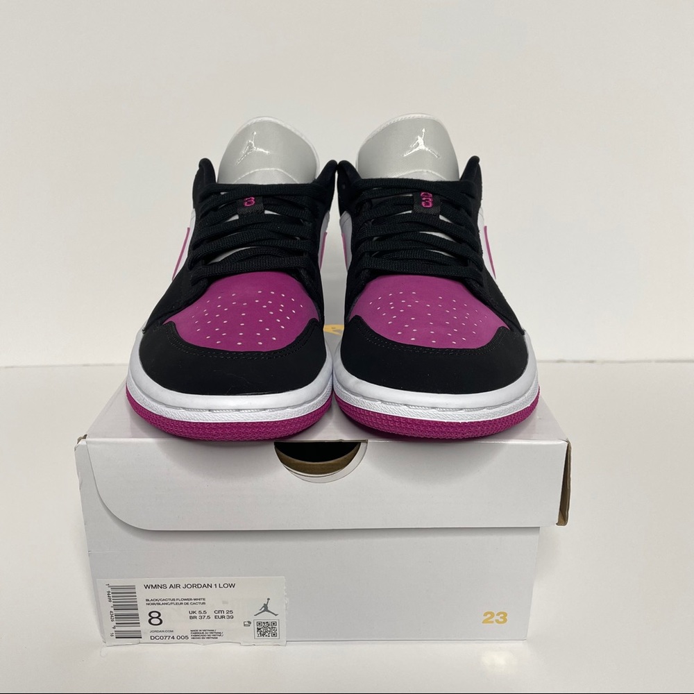 Nike Air Jordan 1 Retro Low “Cactus Flower” NEW - Picture 2 of 4